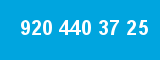 920 440 37 25